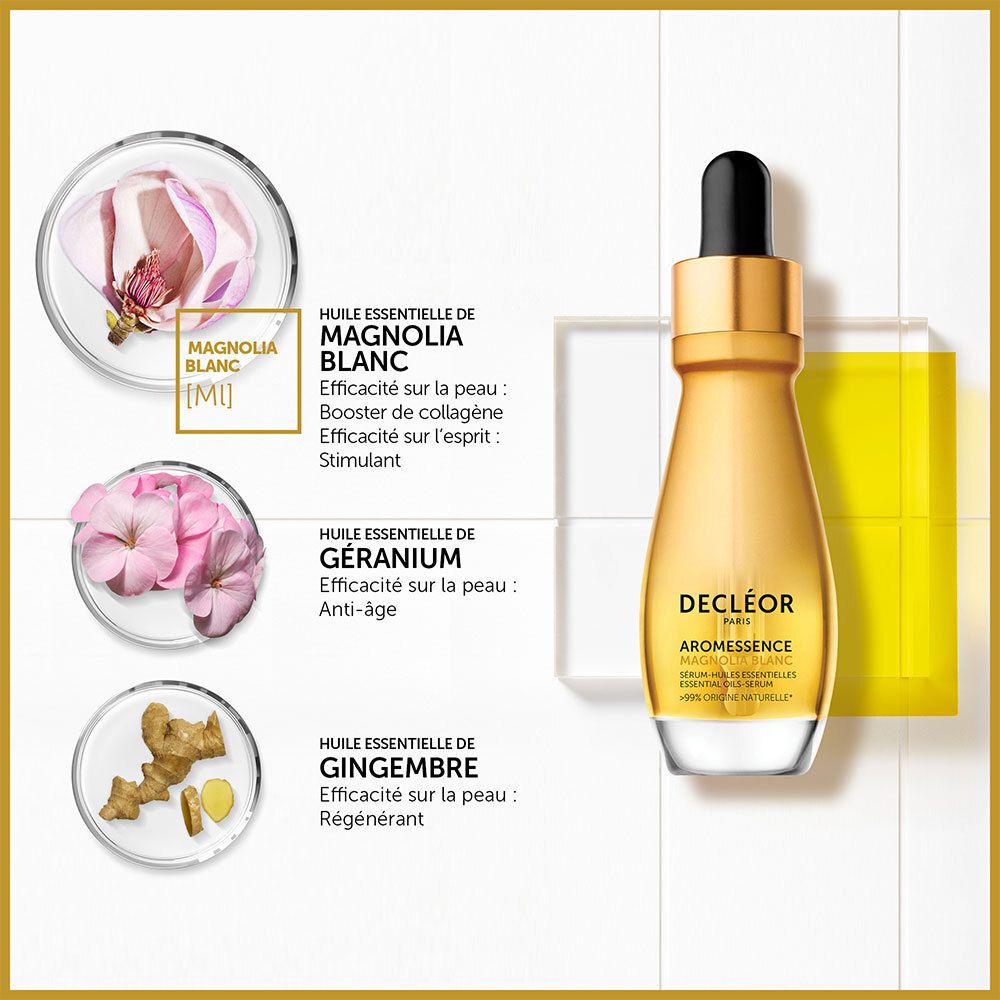 Decléor Aromessence Sérum Huiles Essentielles MAGNOLIA BLANC 15ml
