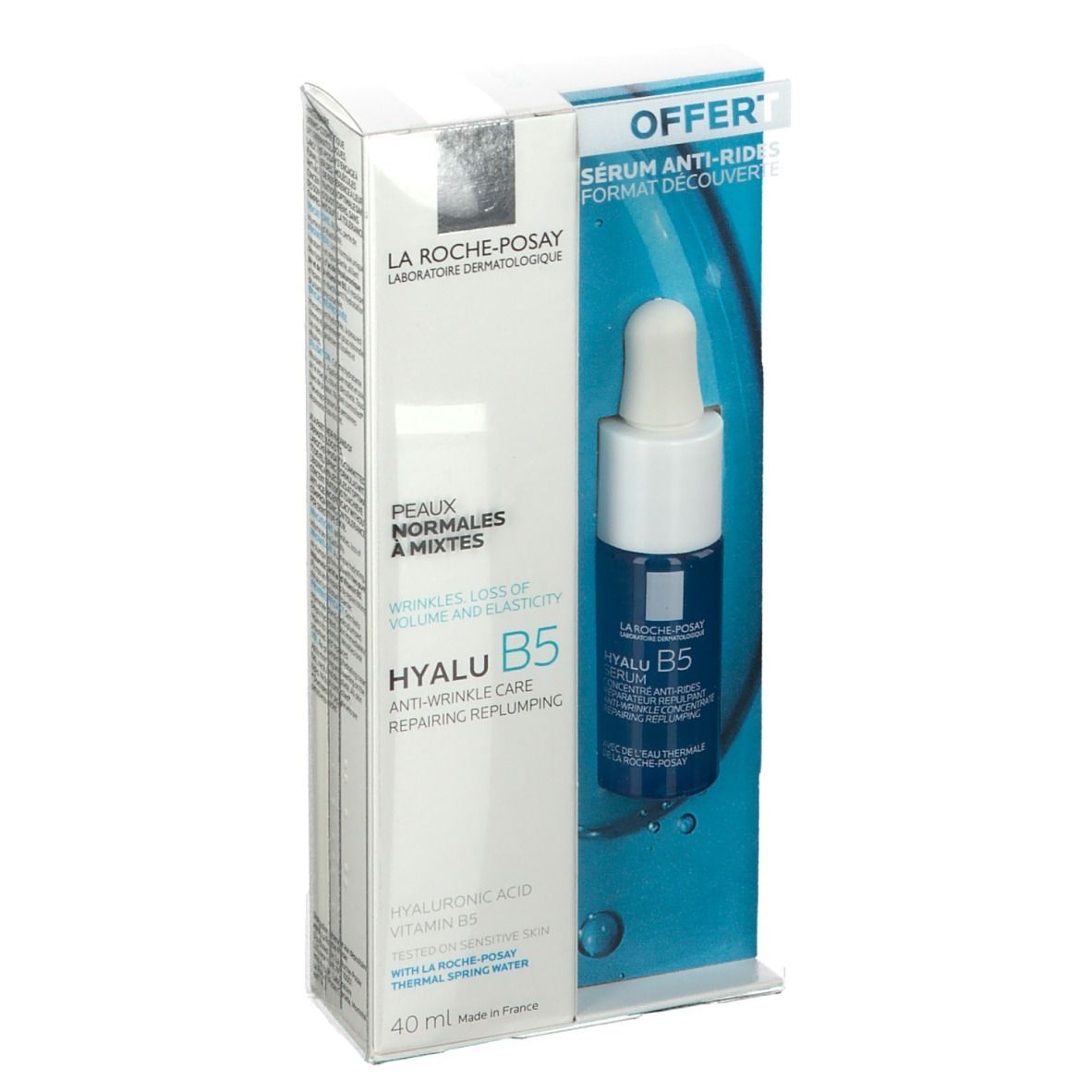 LA ROCHE POSAY Coffret Anti-Rides HYALU B5 Soin Peau normale à mixte