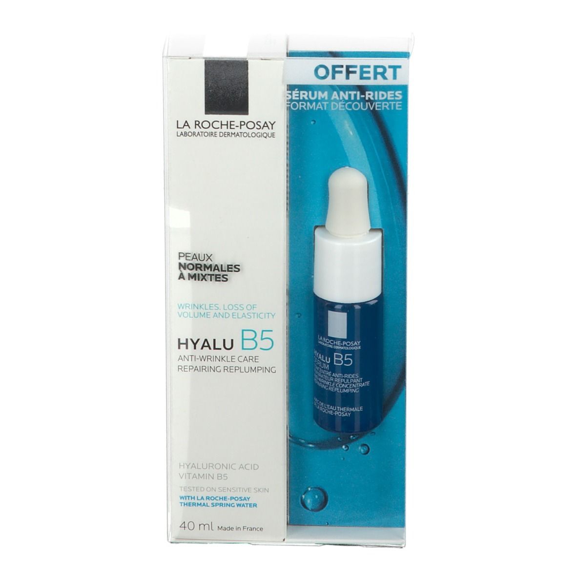 LA ROCHE POSAY Coffret Anti-Rides HYALU B5 Soin Peau normale à mixte