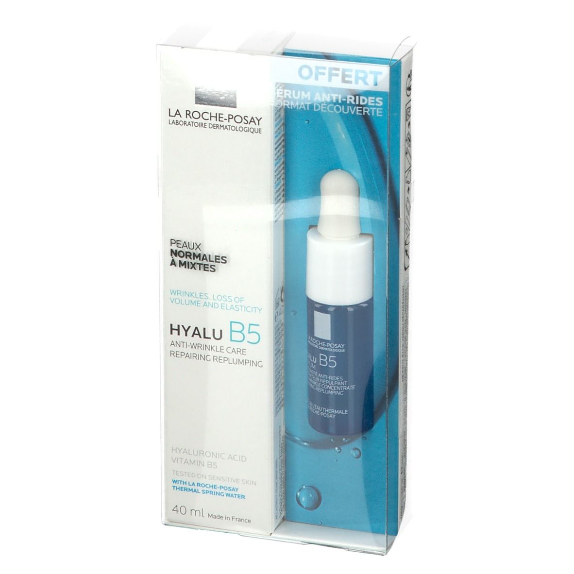 LA ROCHE POSAY Coffret Anti-Rides HYALU B5 Soin Peau normale à mixte
