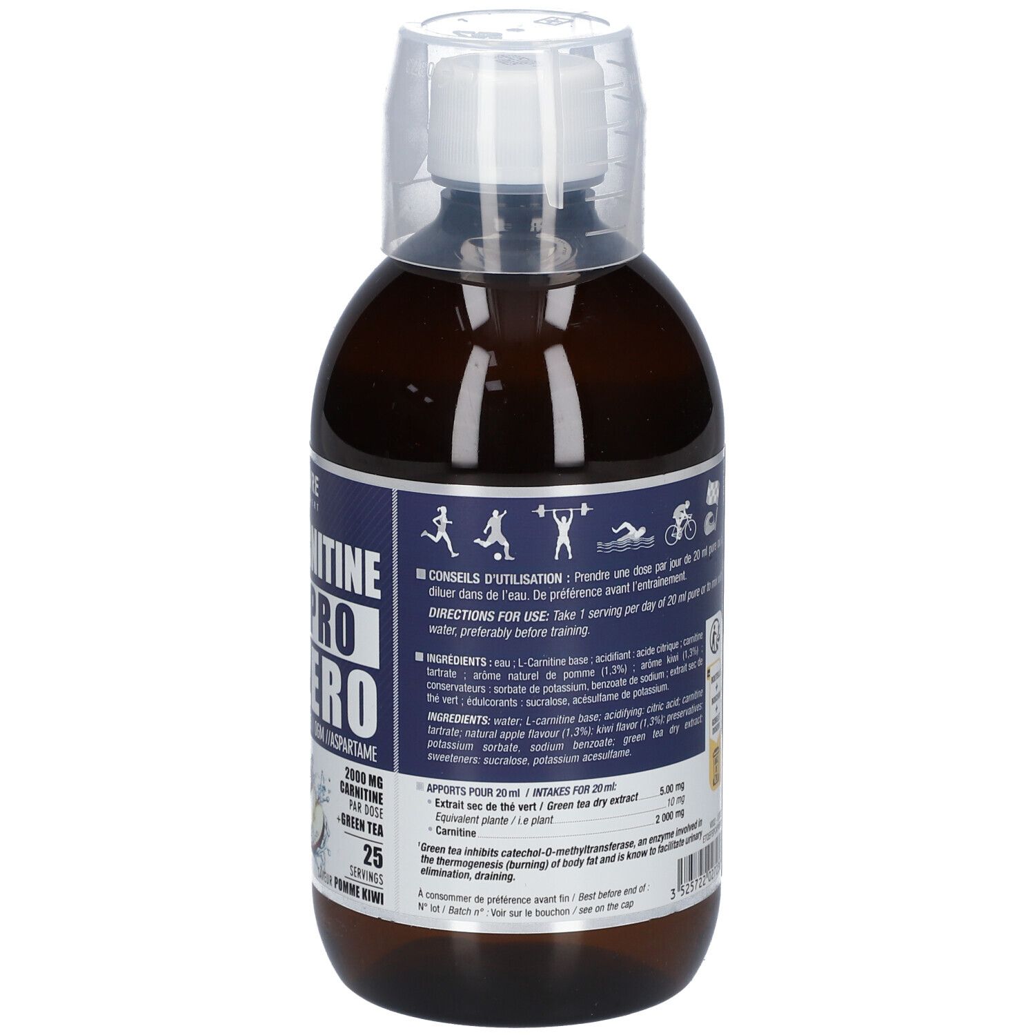 ERIC FAVRE L-Carnitine Pro Zero Saveur Pomme-kiwi