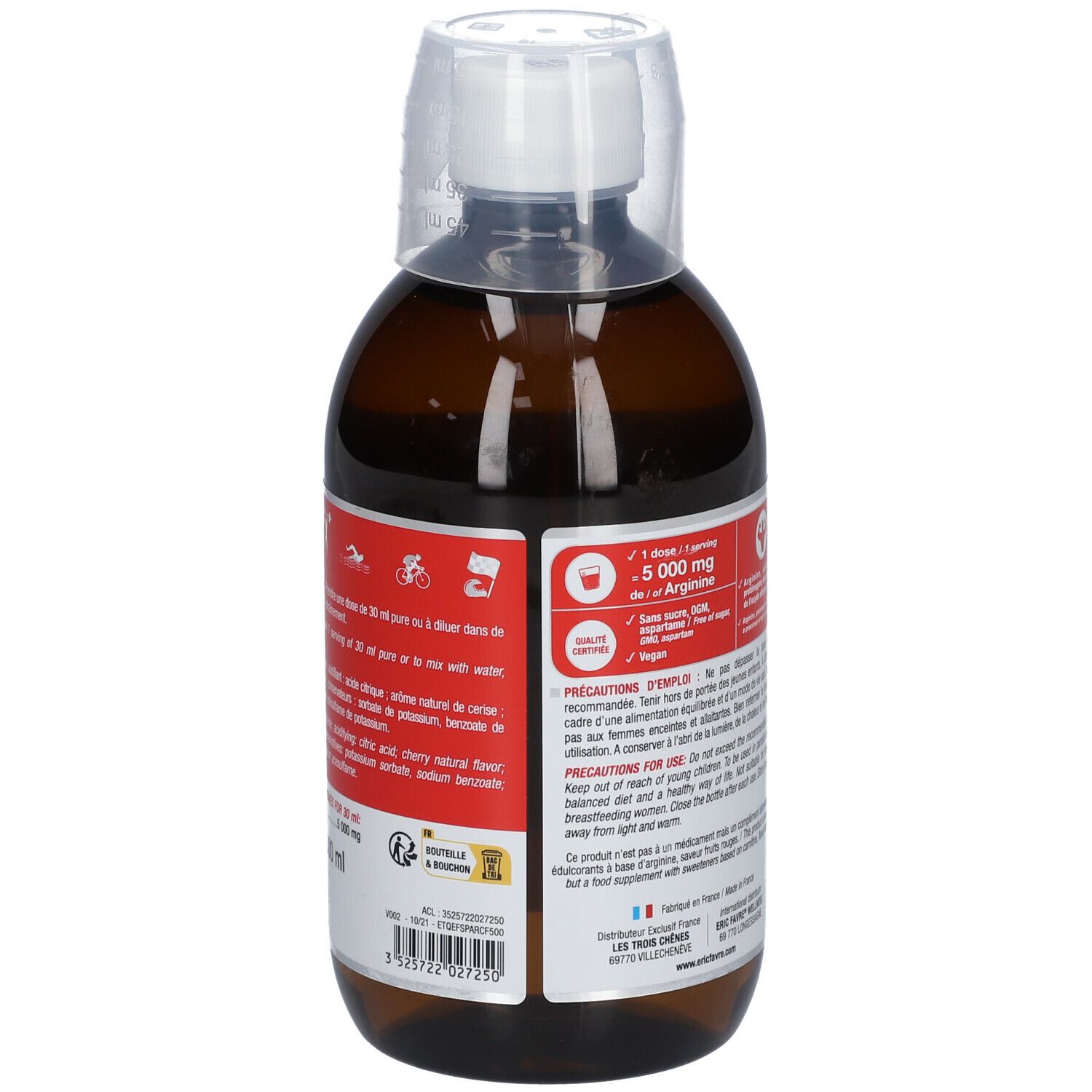 ERIC FAVRE L-Arginine Pro Zero Saveur fruits rouges