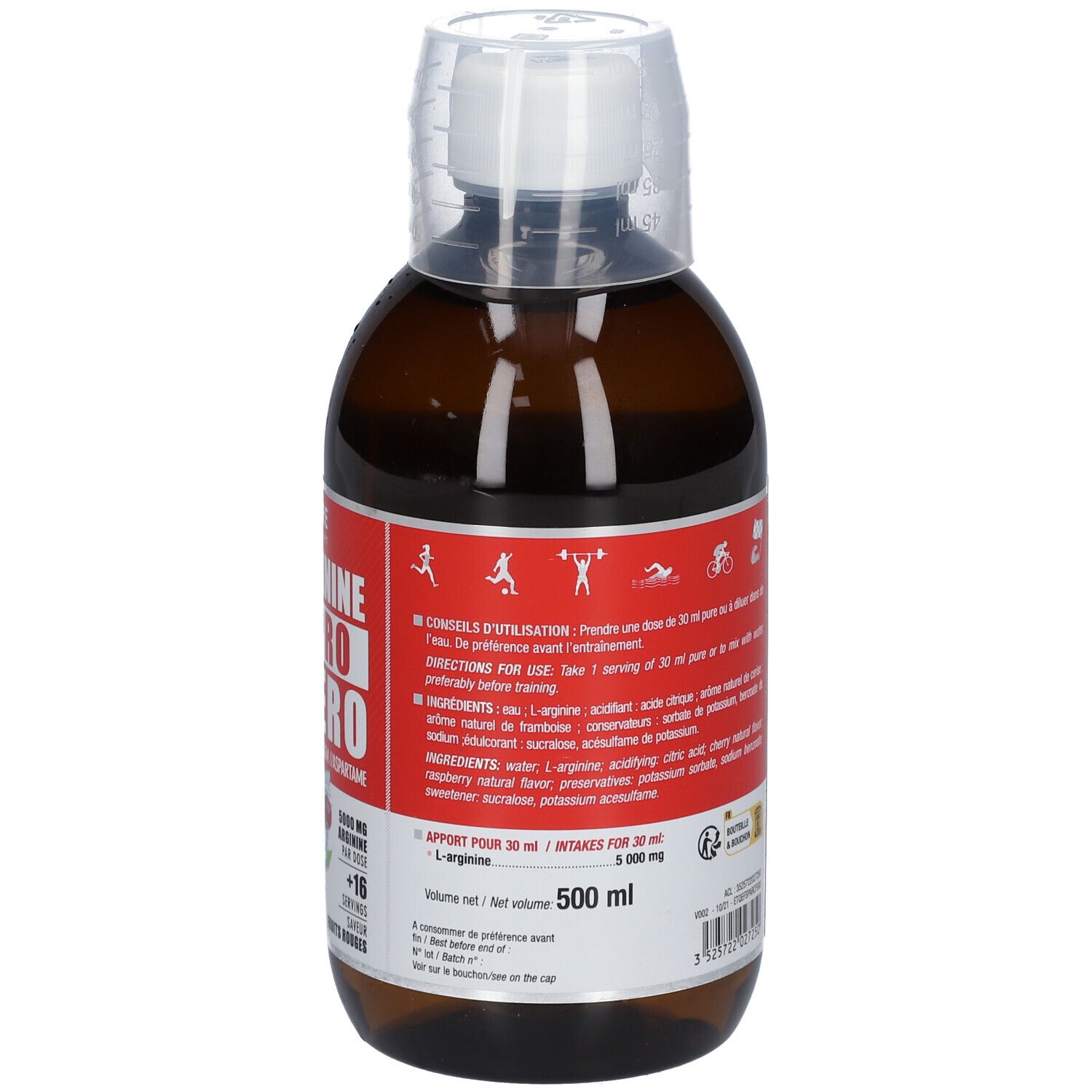 ERIC FAVRE L-Arginine Pro Zero Saveur fruits rouges