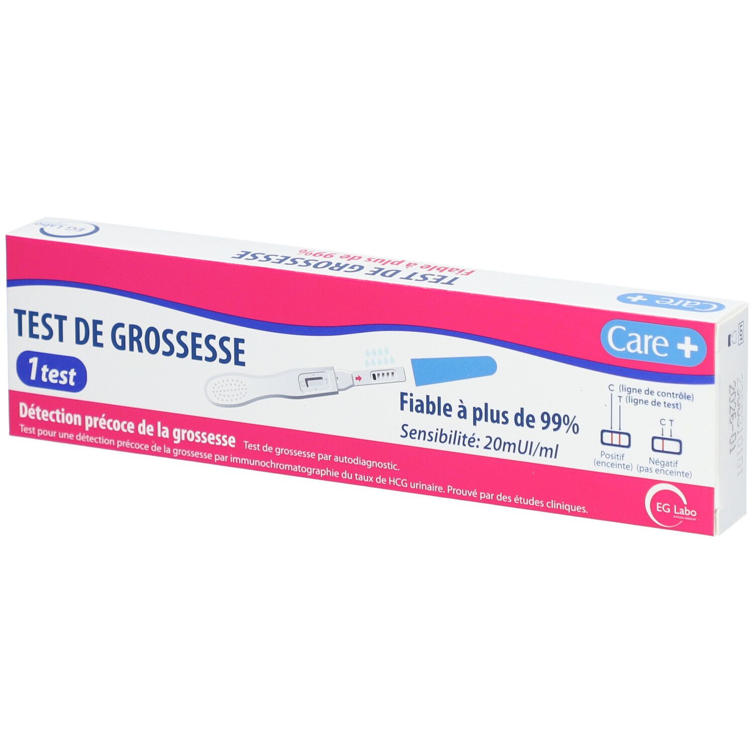 EG Labo CARE+ Test de grossesse