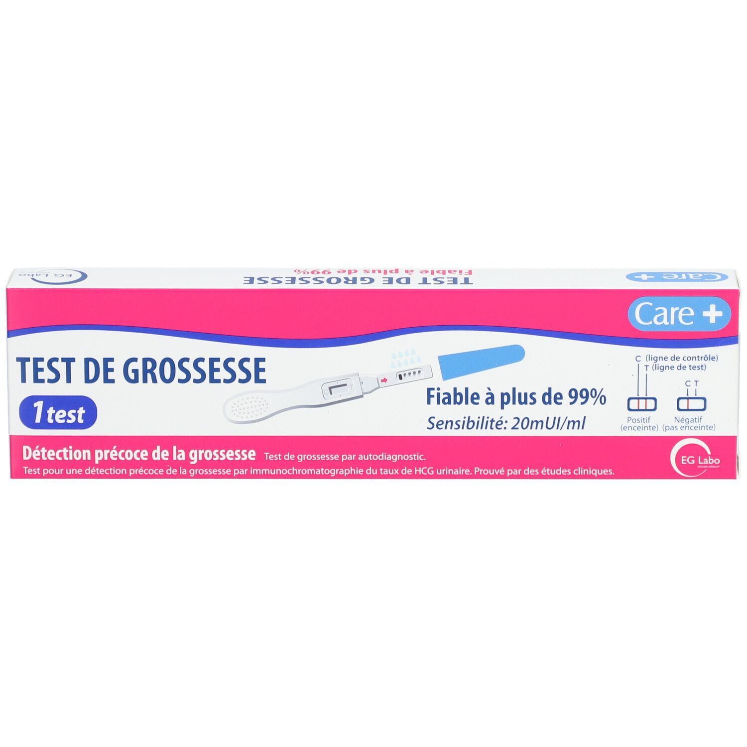 EG Labo CARE+ Test de grossesse