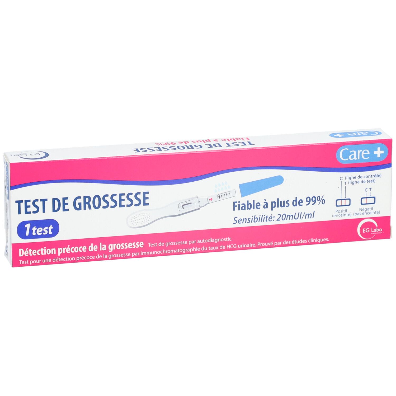 EG Labo CARE+ Test de grossesse