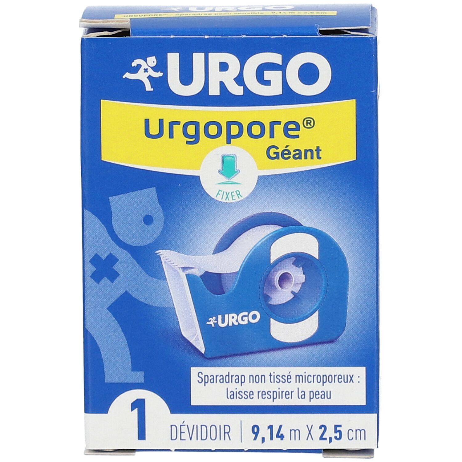 URGO Urgopore® Géant Sparadrap non tissé microporeux 9,14 m x 2,5 cm
