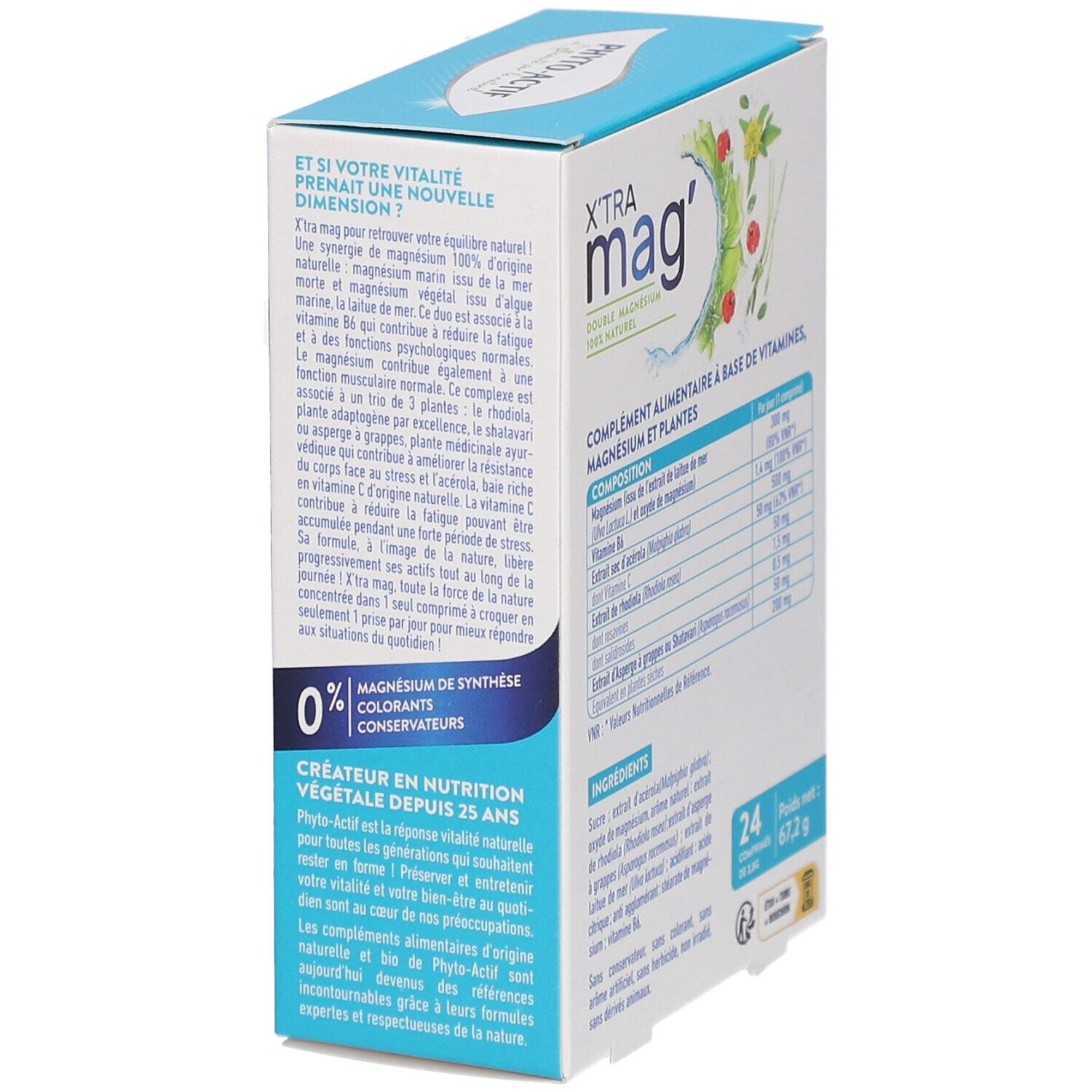 PHYTO-ACTIF X'Tra Mag Stress et Vitalité