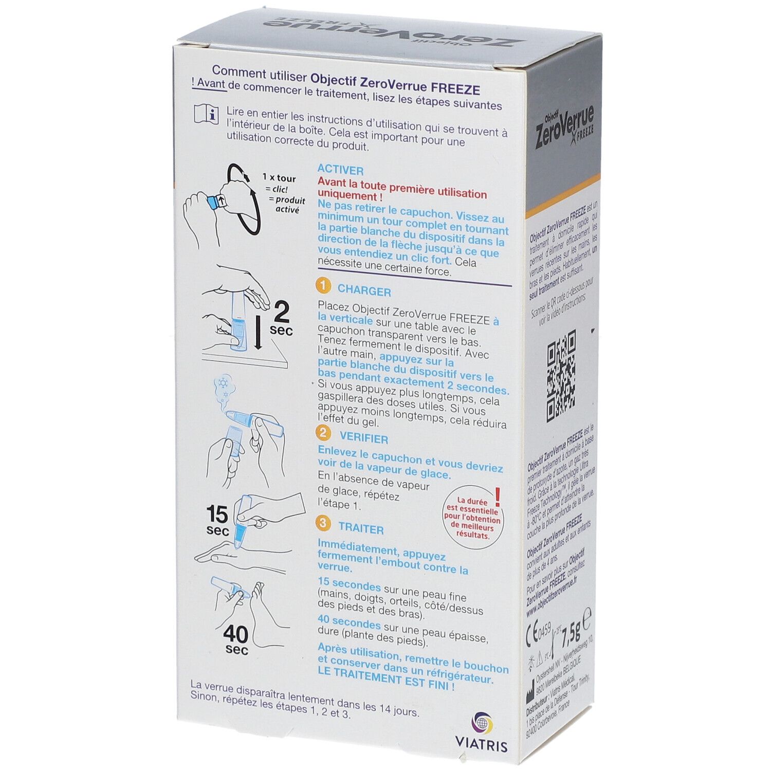 Objectif ZeroVerrue FREEZE Stylo