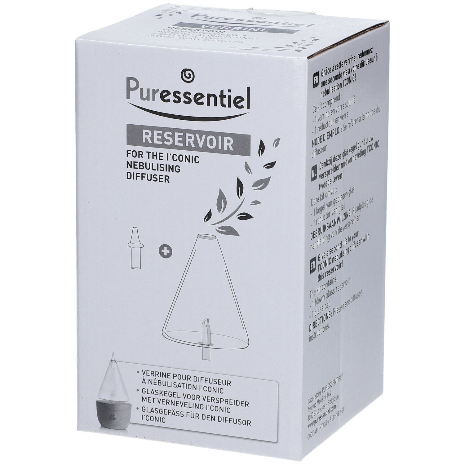 Puressentiel Verrine pour diffuseur à nébulisation I'CONIC