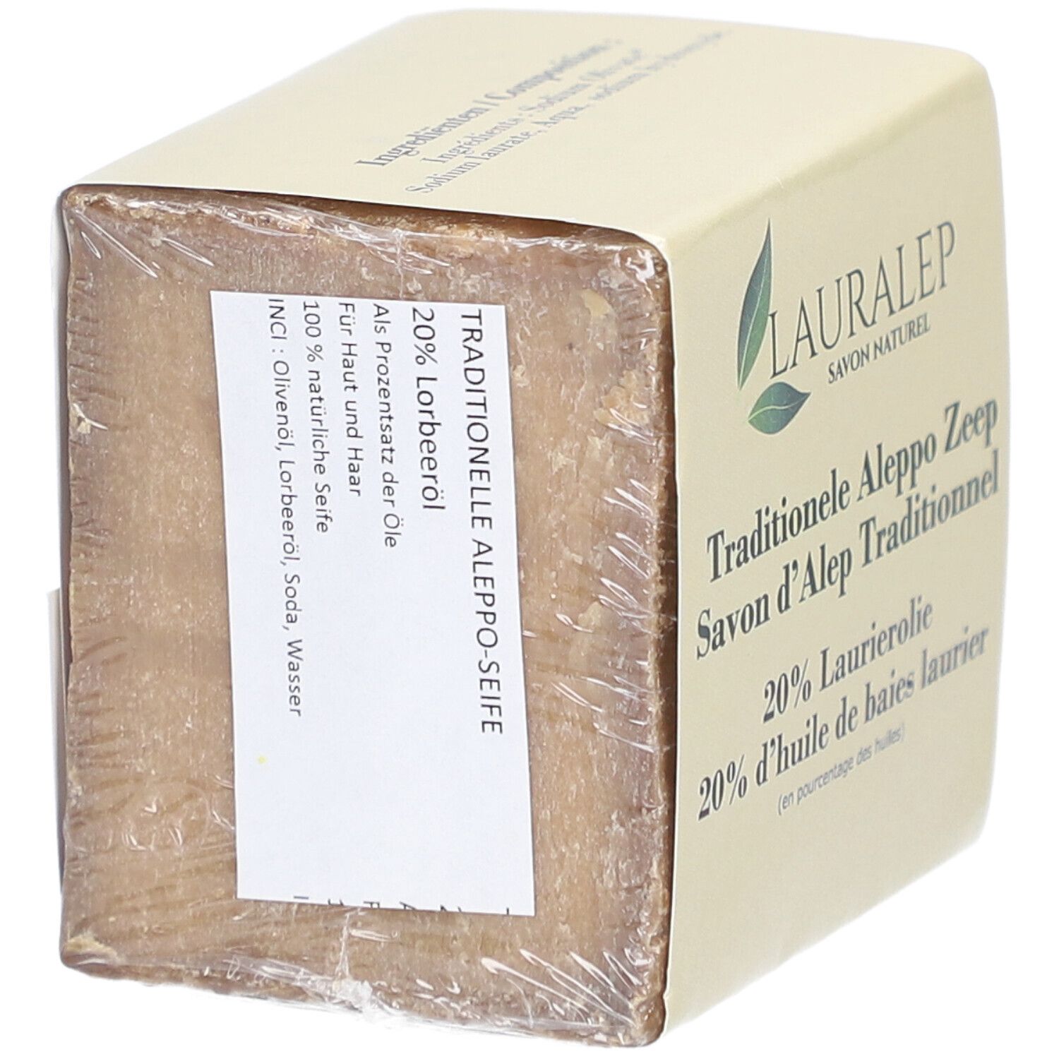 LAURALEP Savon d'Alep Traditionnel