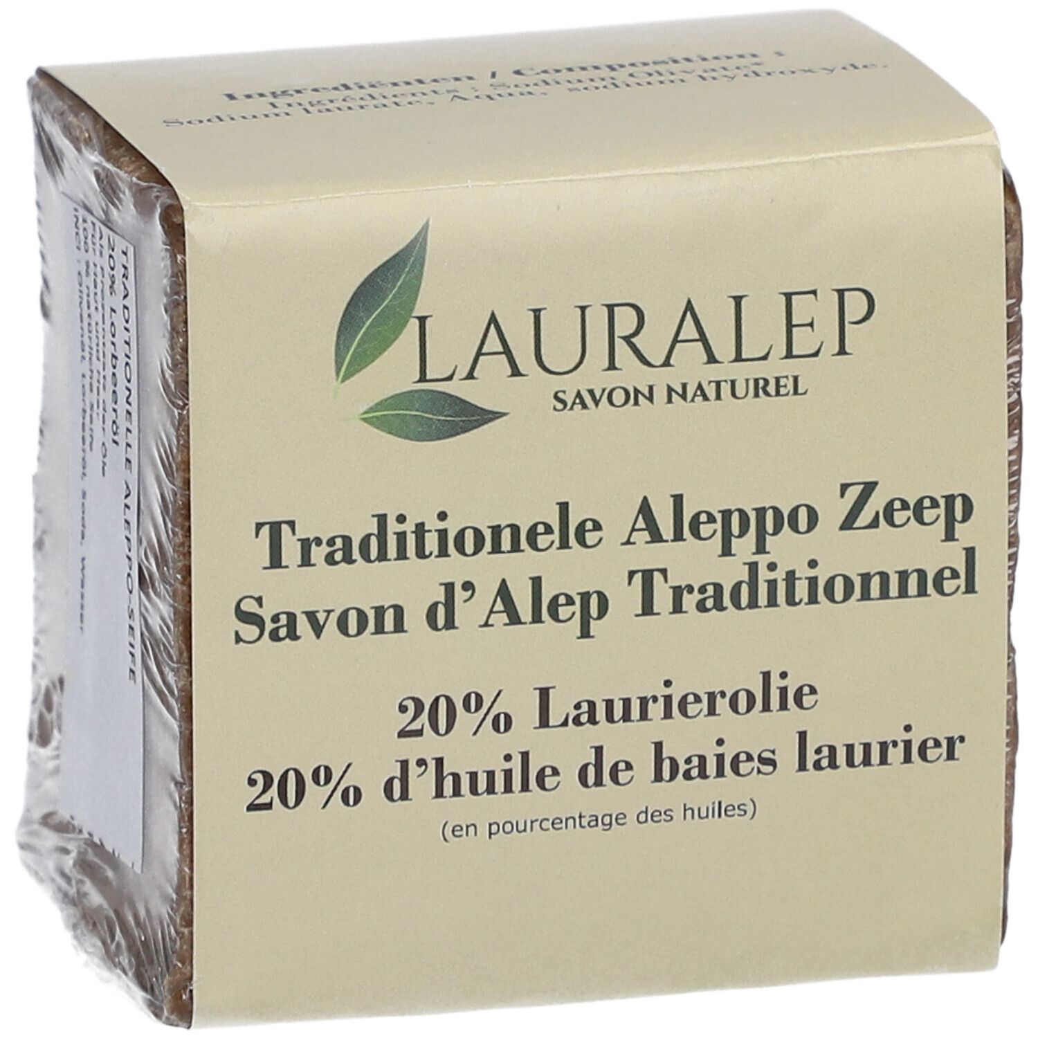 LAURALEP Savon d'Alep Traditionnel
