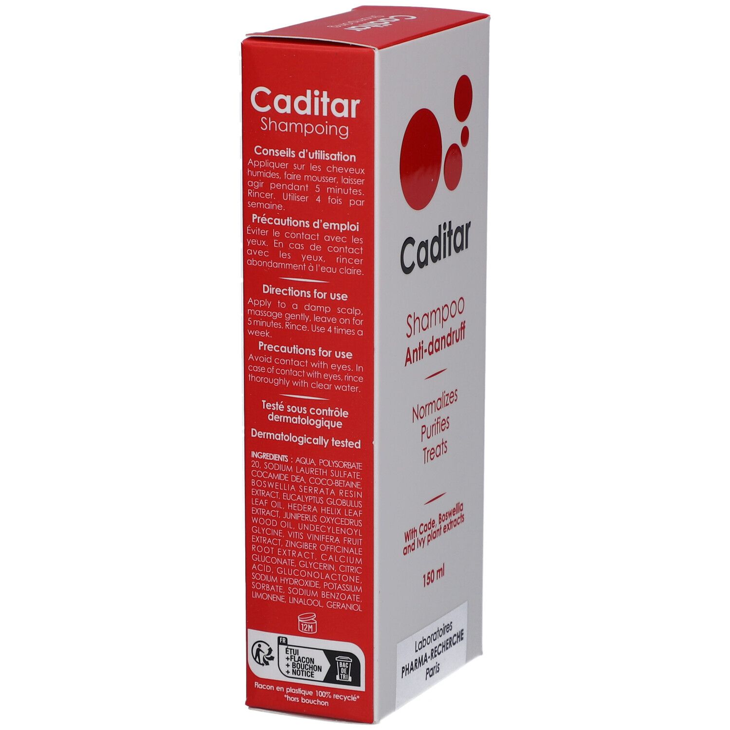 CADITAR Shampoing Anti-Pelliculaire