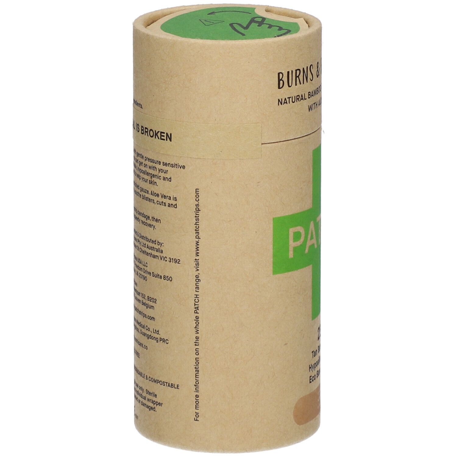 nutricare PATCH Pansements en bambou Aloe Vera