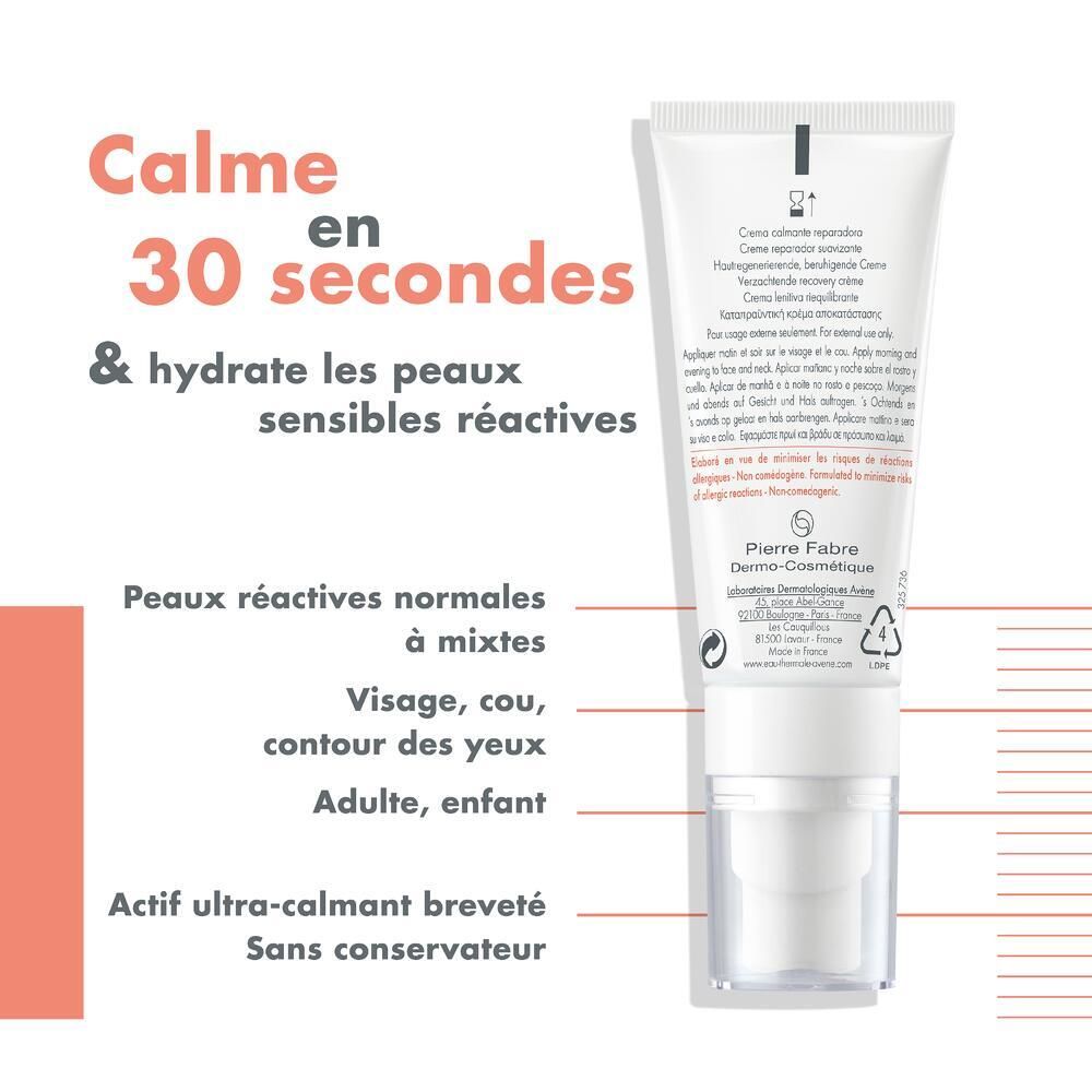 Avène Tolérance CONTROL Crème apaisante restauratrice Cosmétique Stérile®