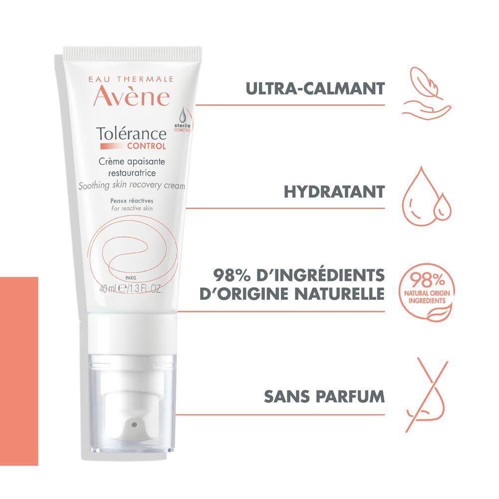 Avène Tolérance CONTROL Crème apaisante restauratrice Cosmétique Stérile®