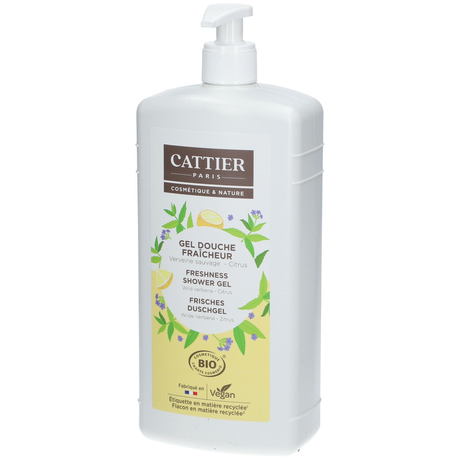 CATTIER Gel douche fraîcheur