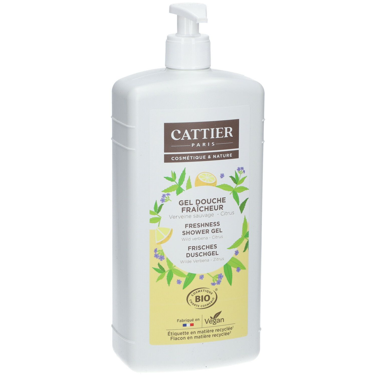 CATTIER Gel douche fraîcheur