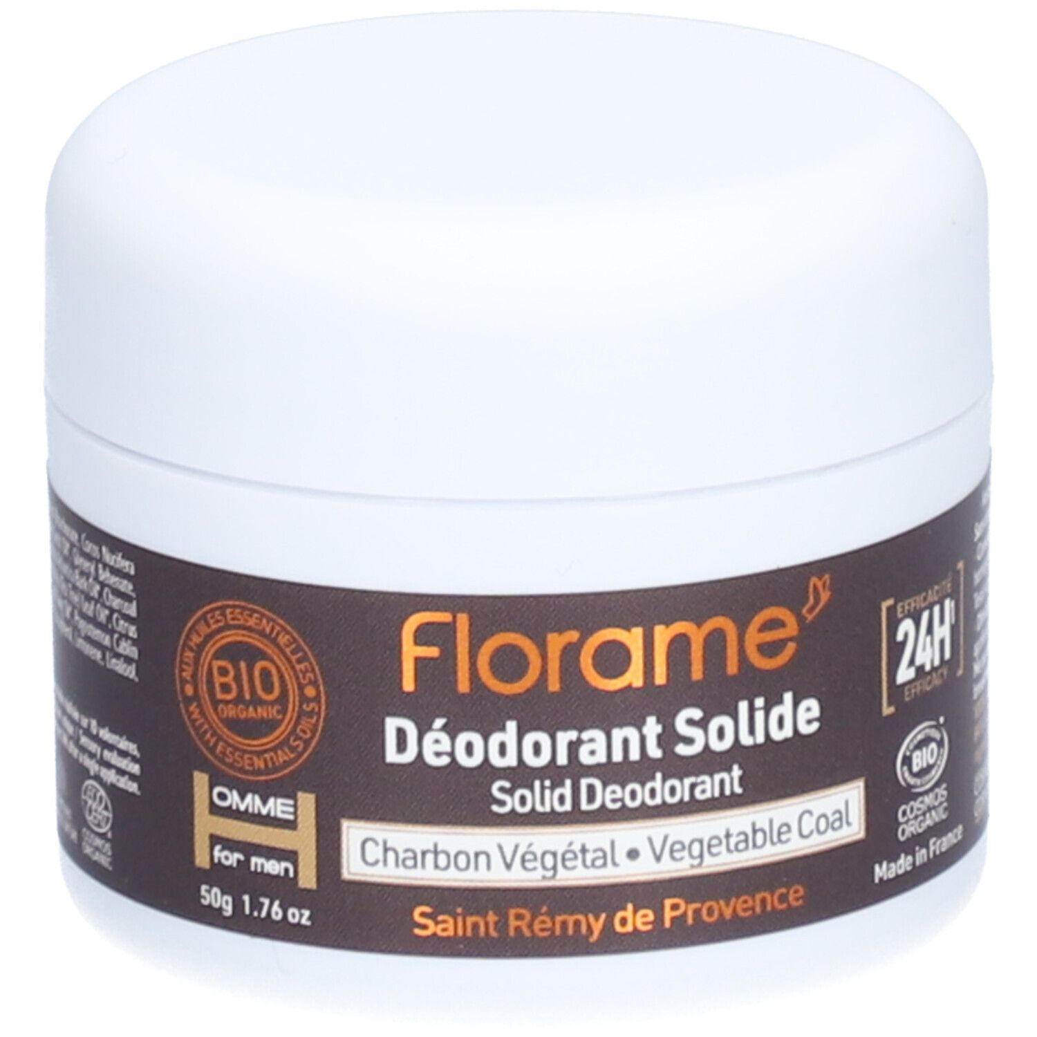 Florame Déodorant Homme Charbon Végétal