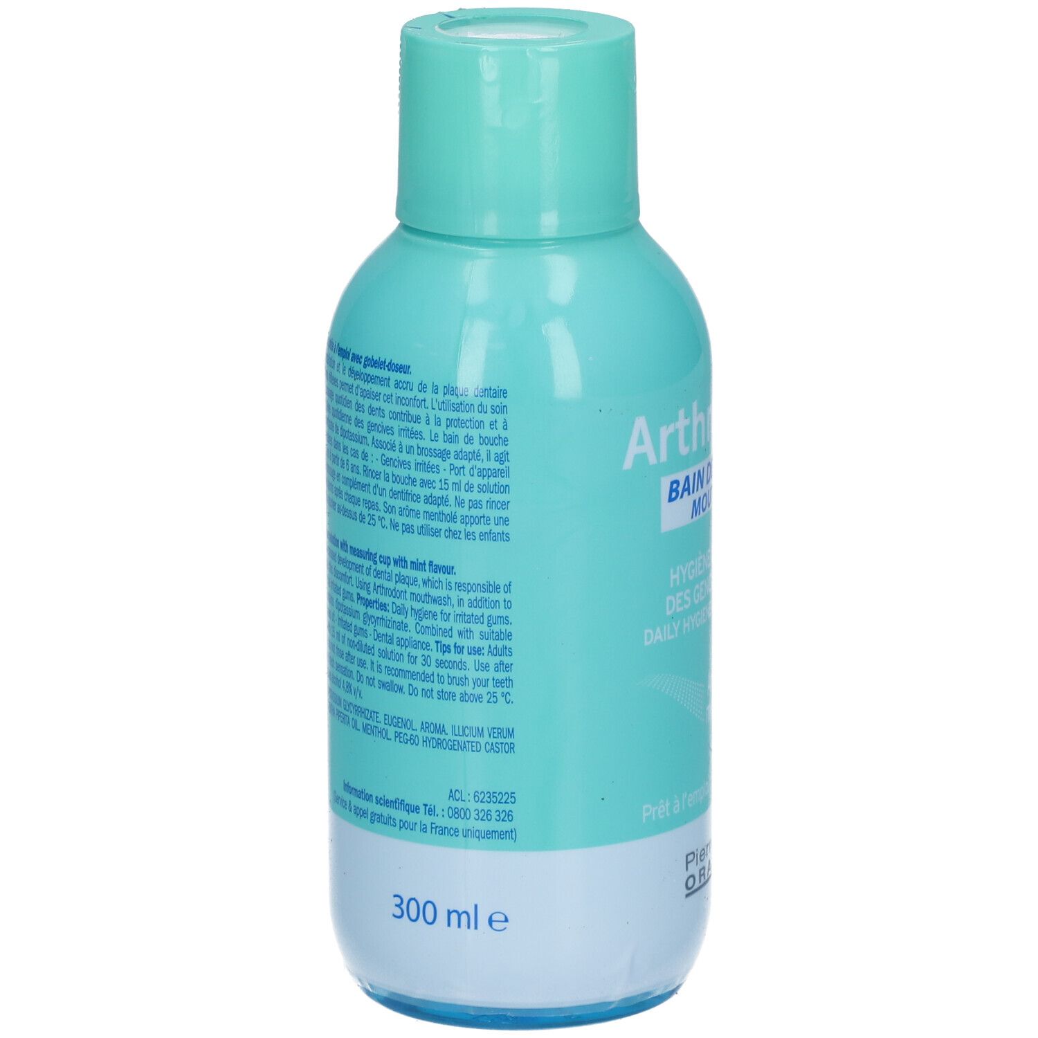 Arthrodont Bain de bouche Gencives sensibles Arôme menthe