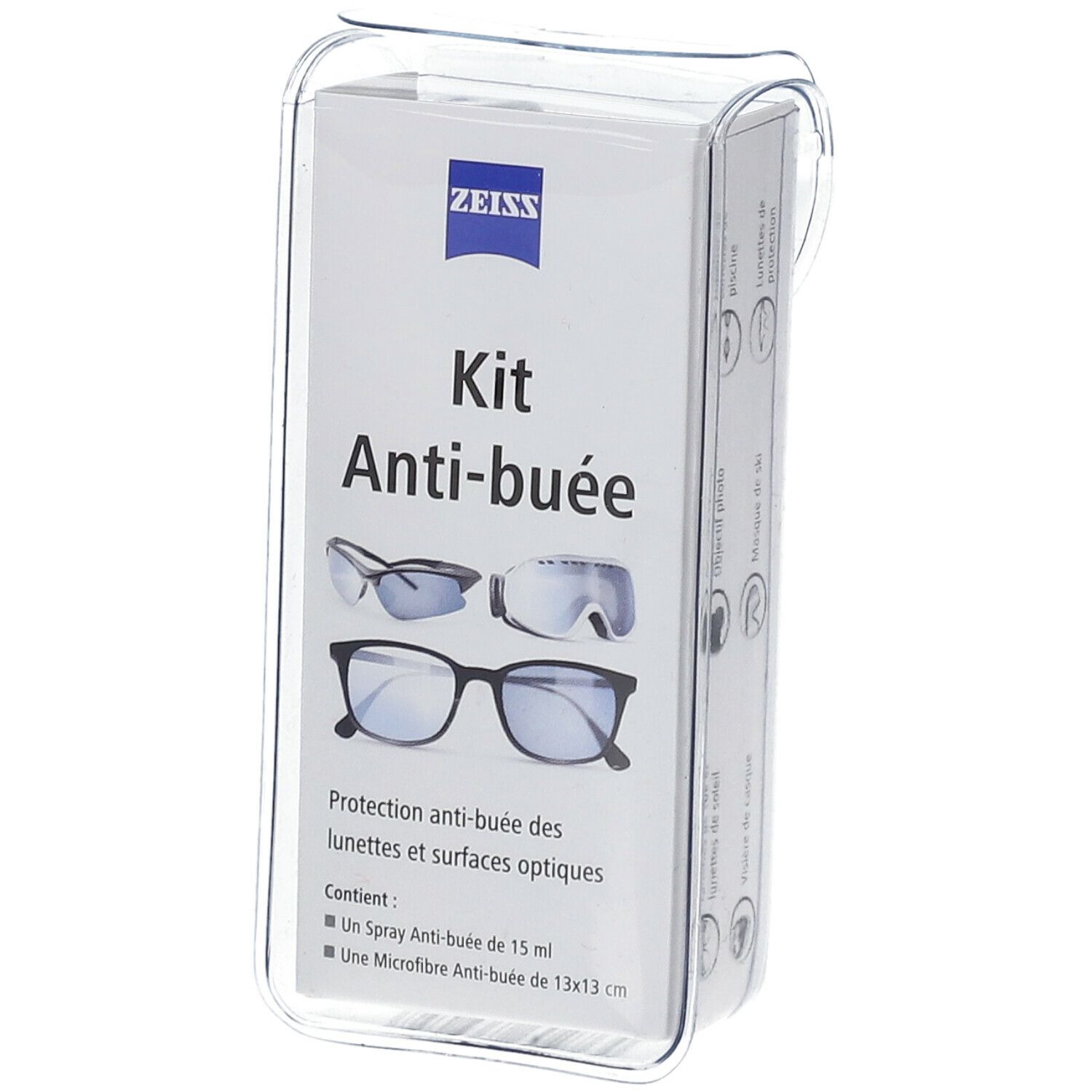 ZEISS Kit Anti-buée Spray + Chiffon Microfibre