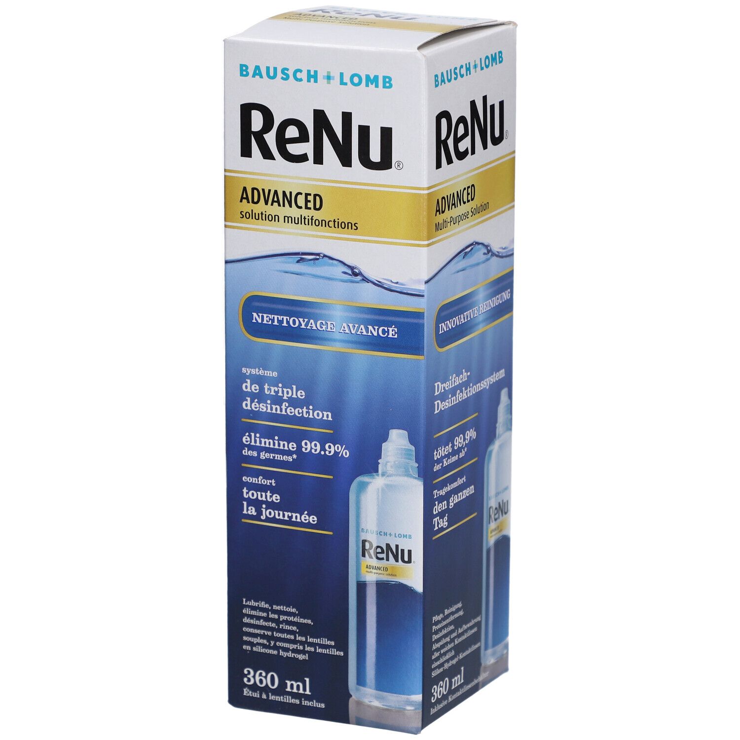 ReNu Advanced Solution Multifonctions Lentilles de Contact Souples 360ml