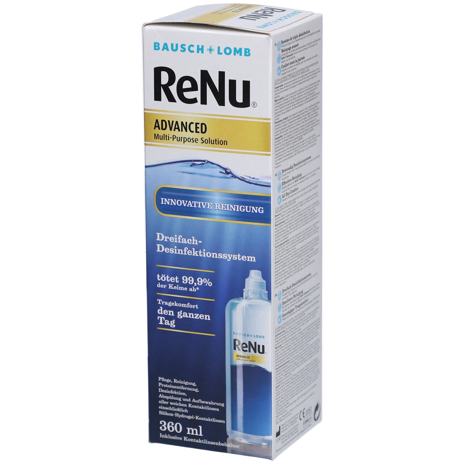 ReNu Advanced Solution Multifonctions Lentilles de Contact Souples 360ml
