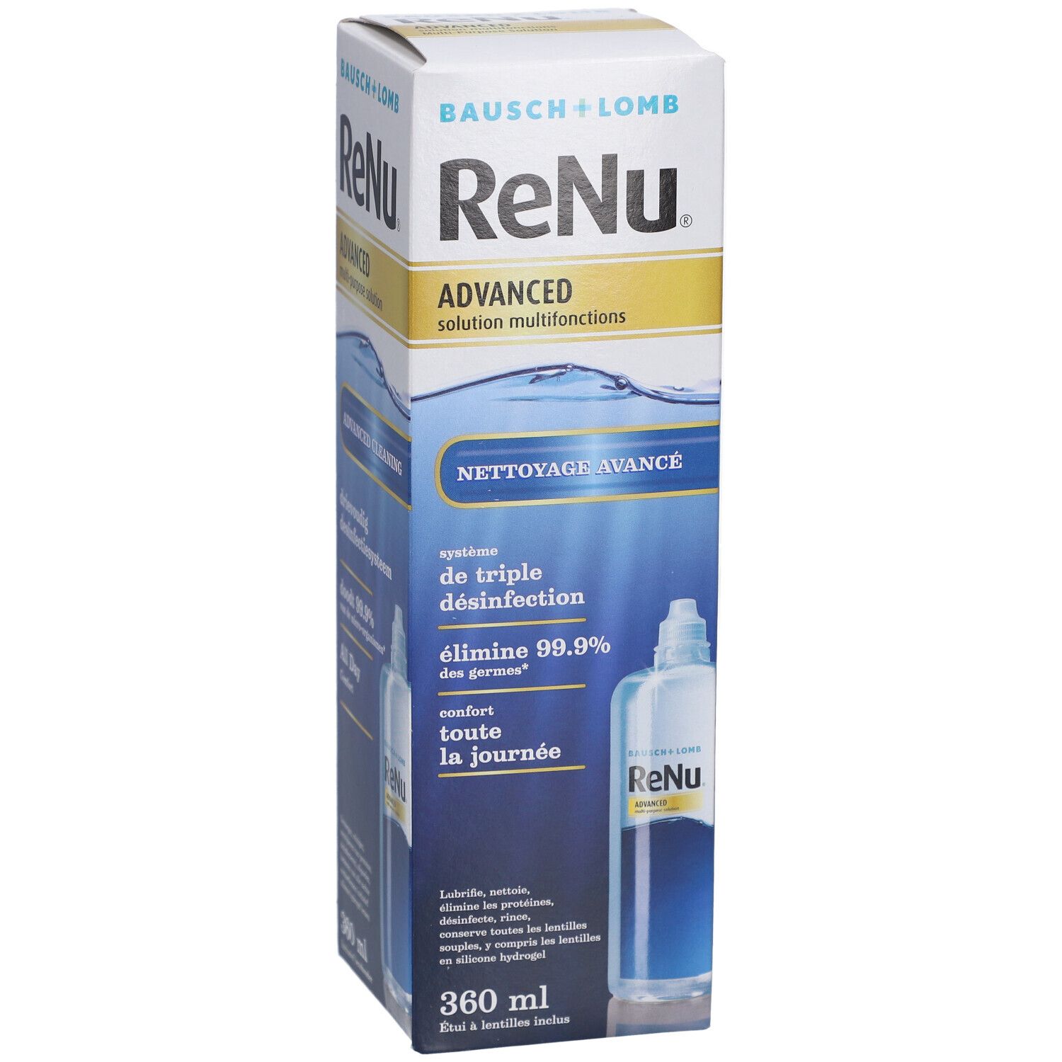 ReNu Advanced Solution Multifonctions Lentilles de Contact Souples 360ml