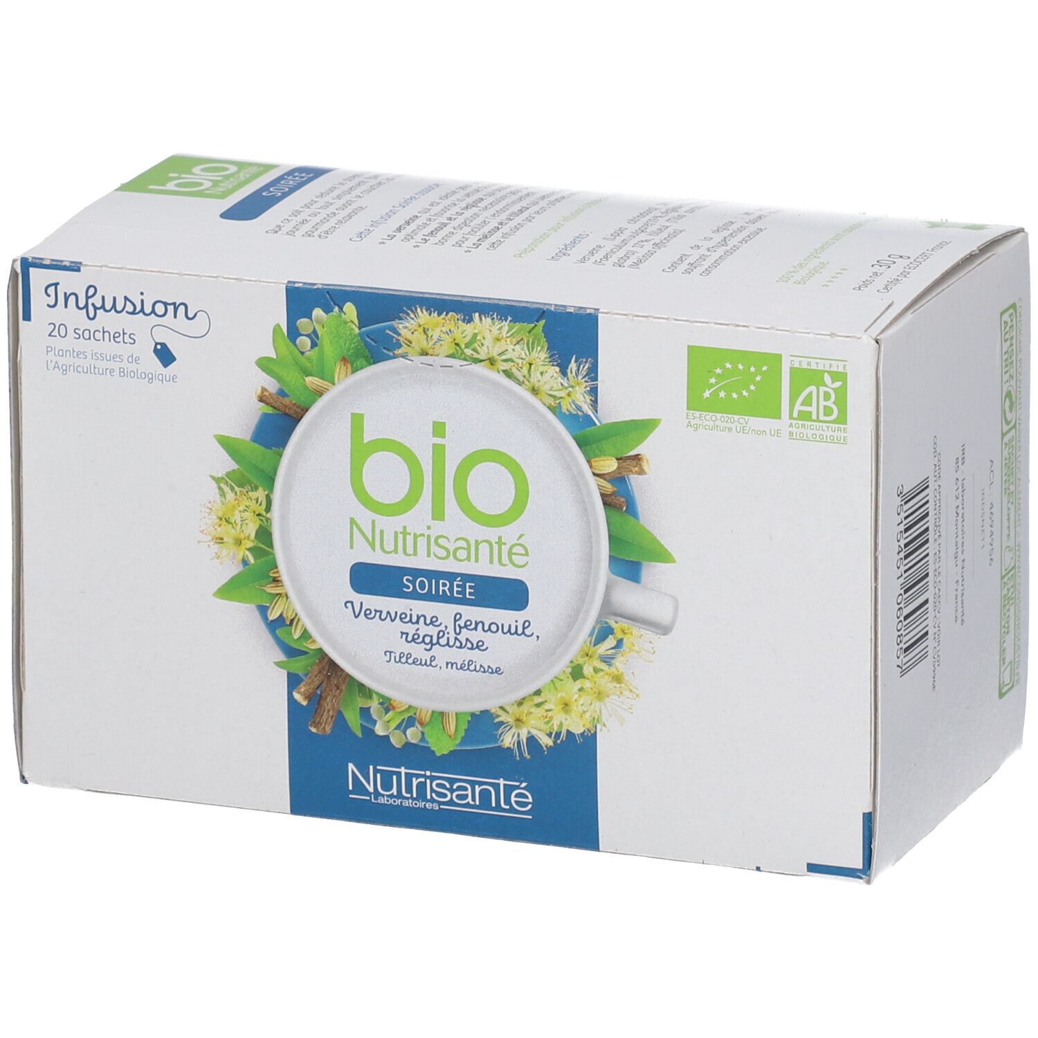Nutrisanté Infusion Bio Soirée