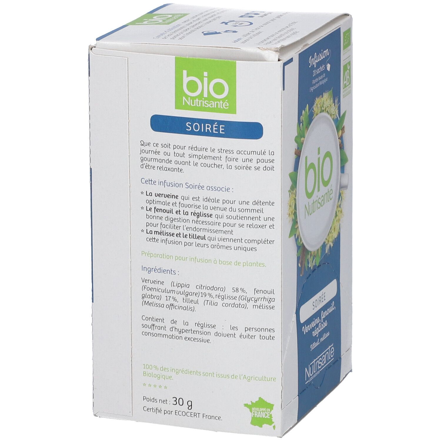 Nutrisanté Infusion Bio Soirée