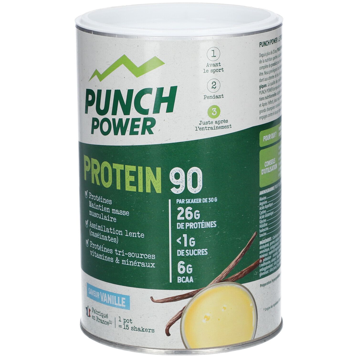 PUNCH POWER Protein 90 Saveur Vanille