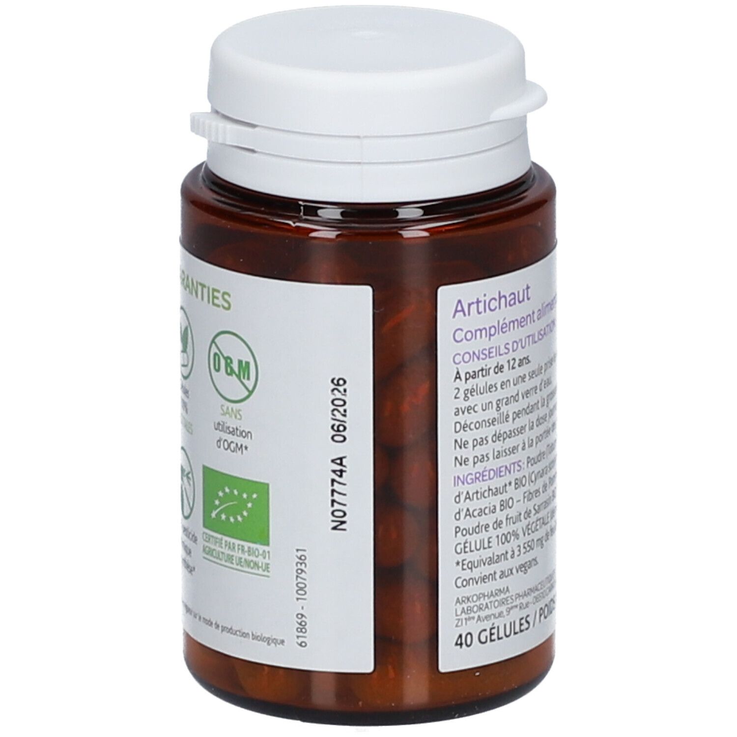 ARKOPHARMA Arkogélules Artichaut bio