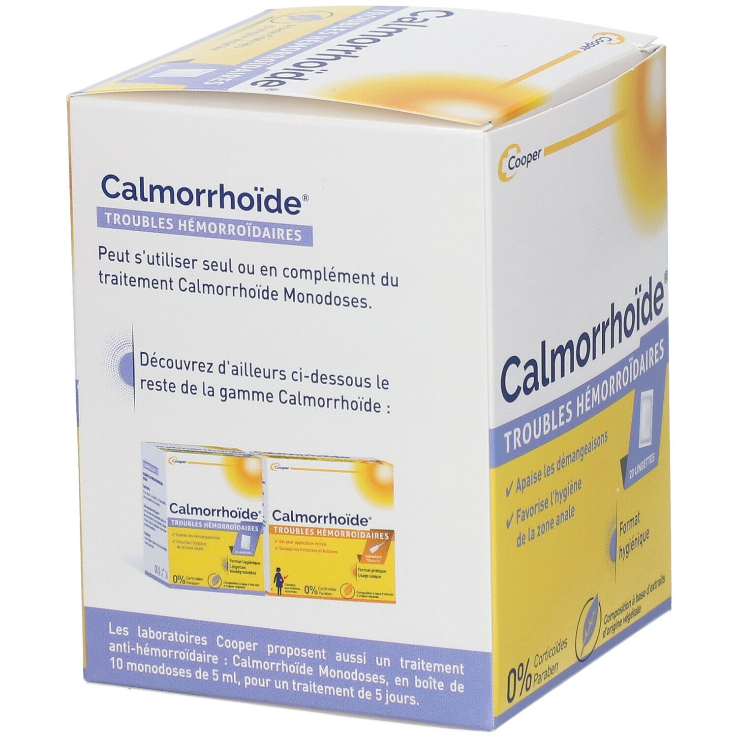 Calmorrhoïde® Lingettes Troubles Hémorroïdaires