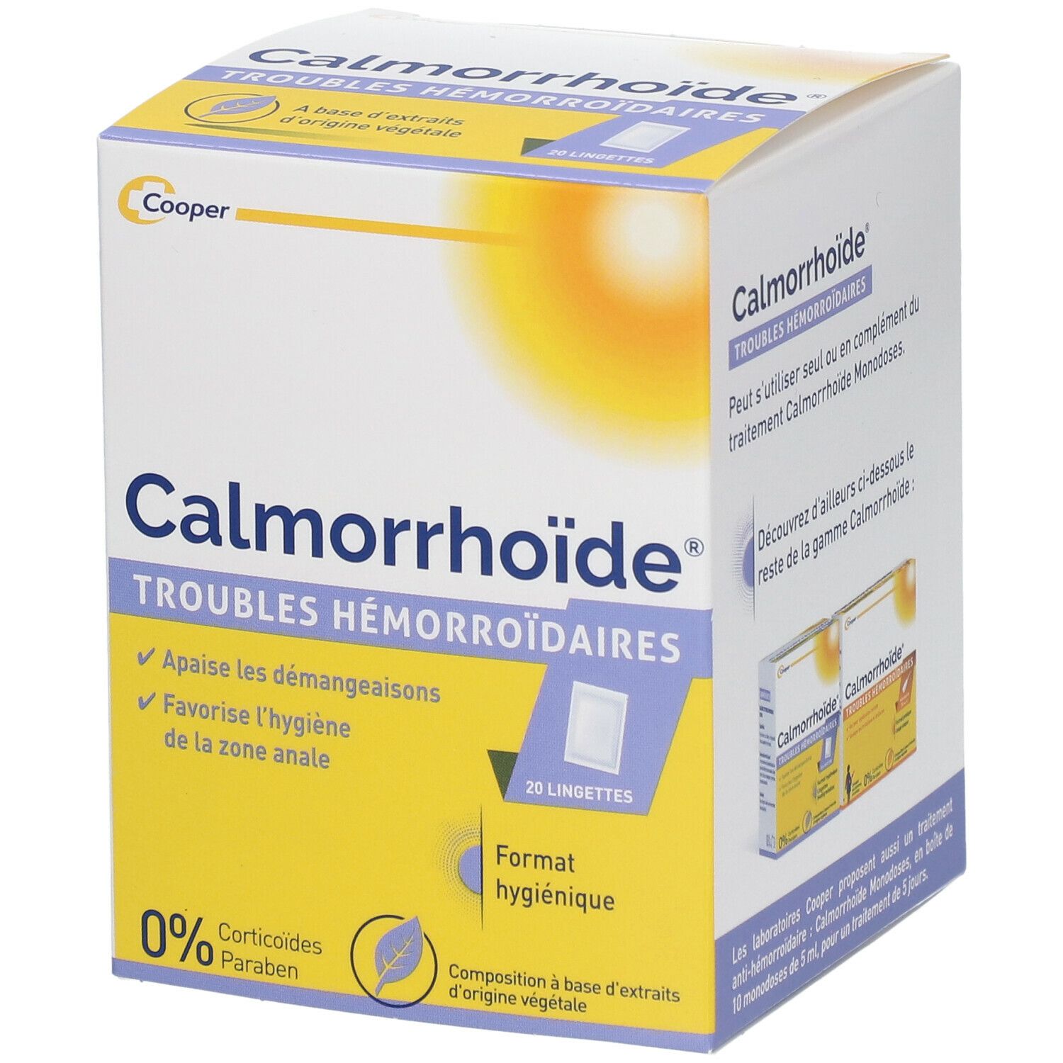 Calmorrhoïde® Lingettes Troubles Hémorroïdaires