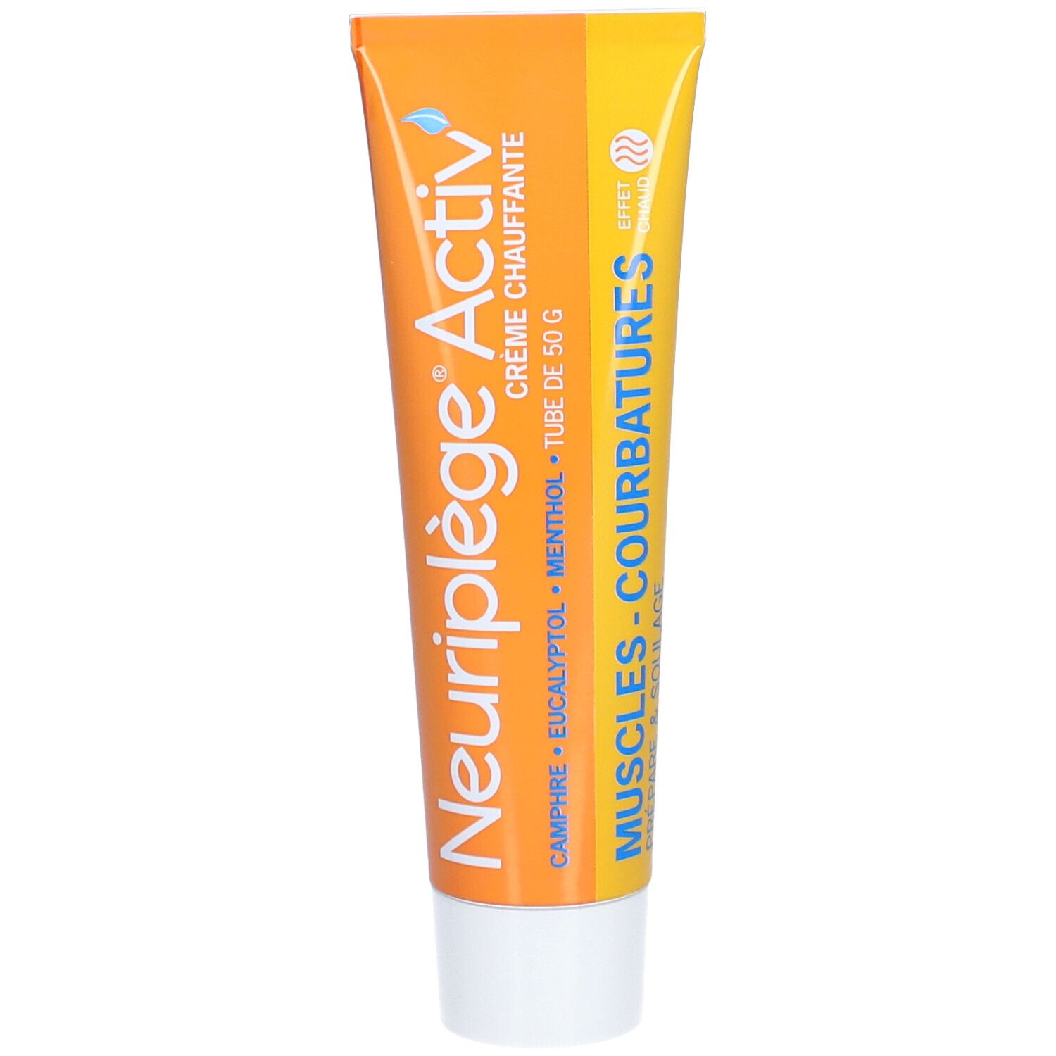 Neuriplège Activ' Crème Chauffante, Crème de massage chauffante, tube 50 g