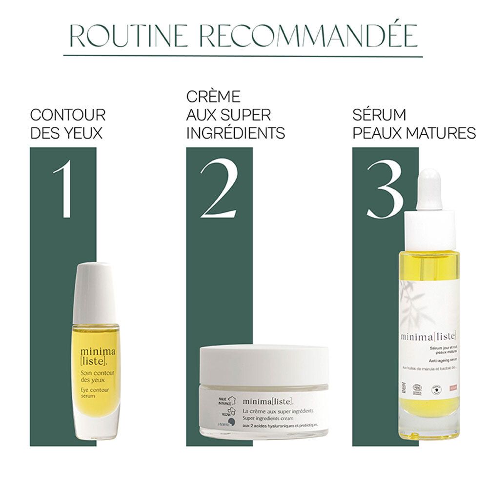 Minimaliste Soin Contour des Yeux Bio