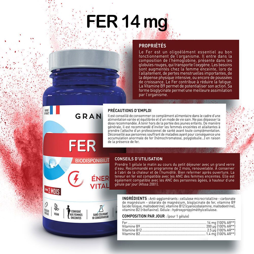 Laboratoire des Granions® Fer
