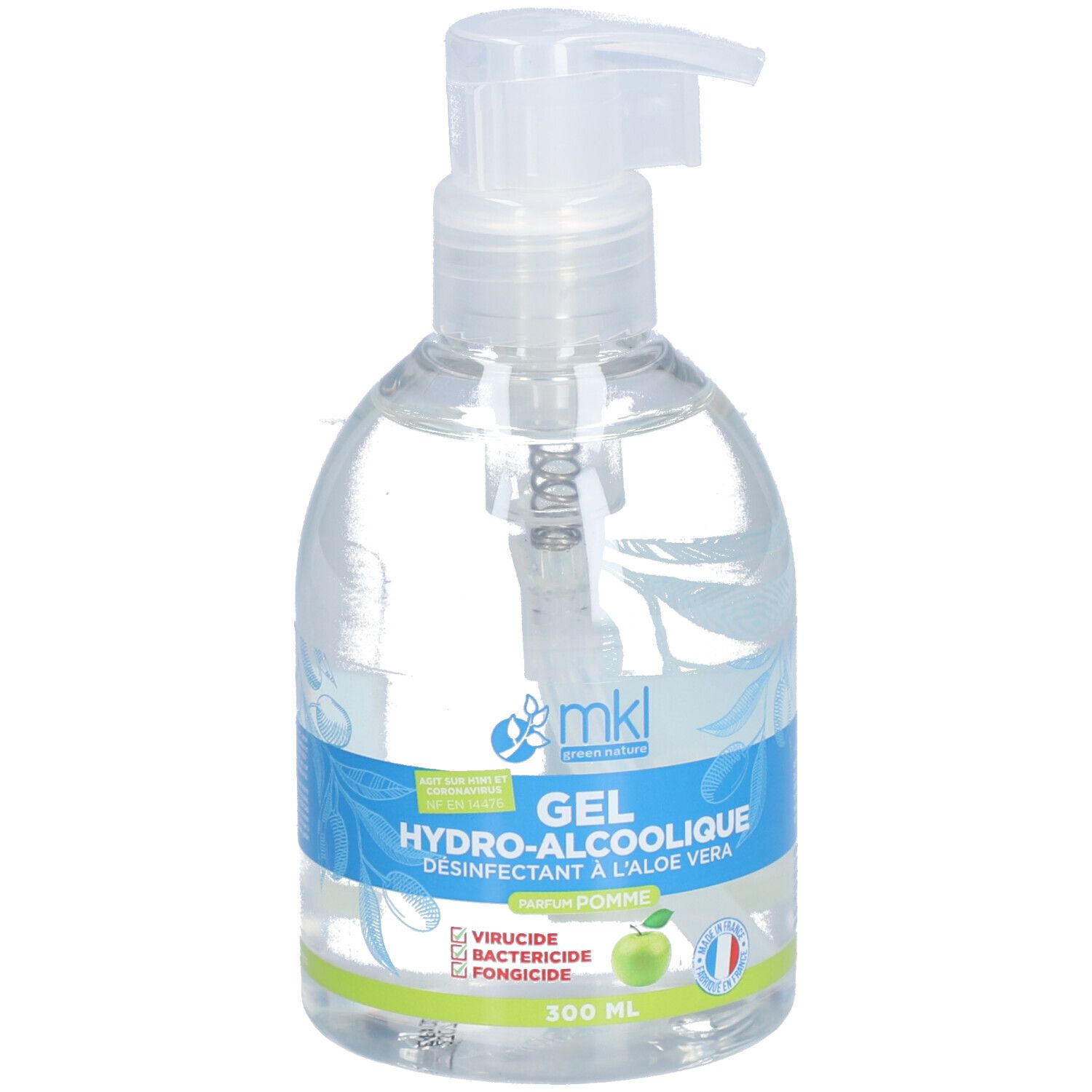 MKL GEL HYDROALCOOLIQ POMME 300ML