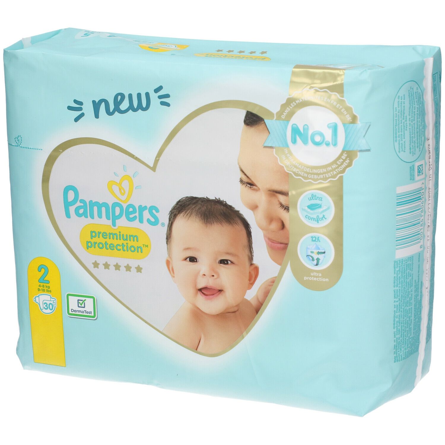 Pampers® Premium Protection™ Taille 2, 4 - 8 kg, Couches 31 pc(s) - Redcare  Pharmacie