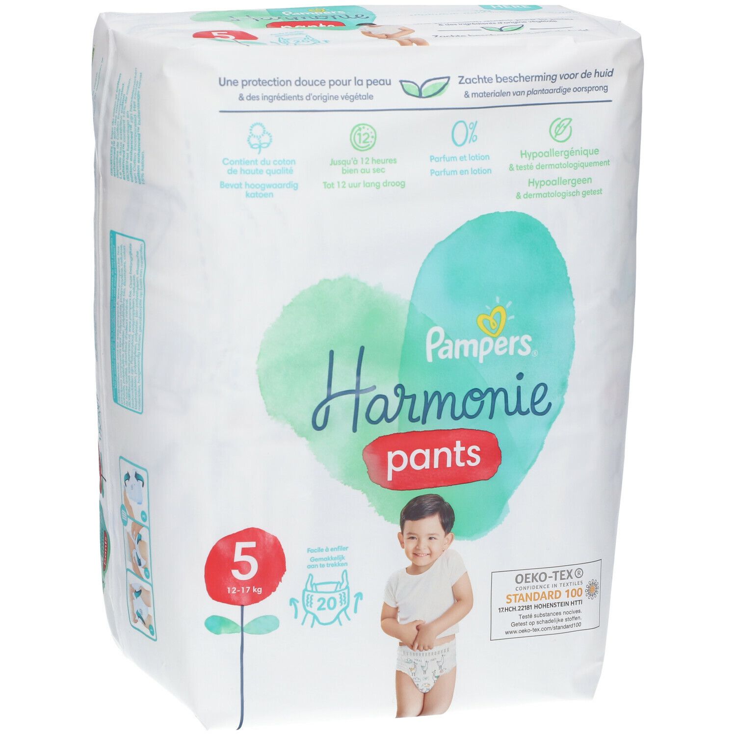 Pampers Harmonie Pants Couches-Culottes Taille 5, 20 Culottes