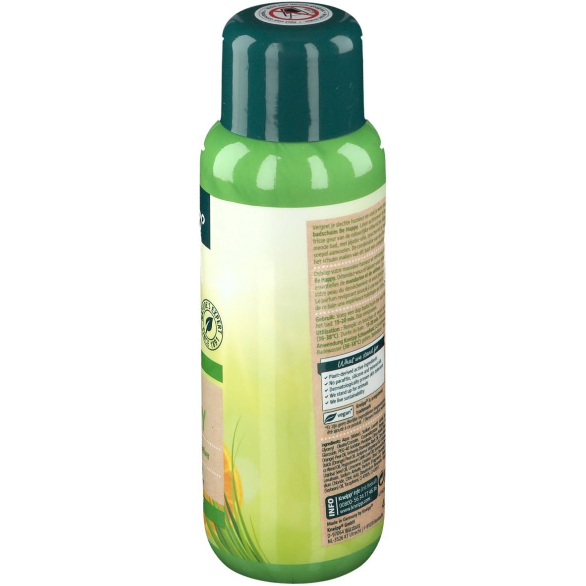 Kneipp® Bain moussant Be Happy Mandarine - Vetiver