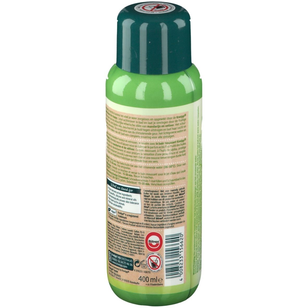 Kneipp® Bain moussant Be Happy Mandarine - Vetiver
