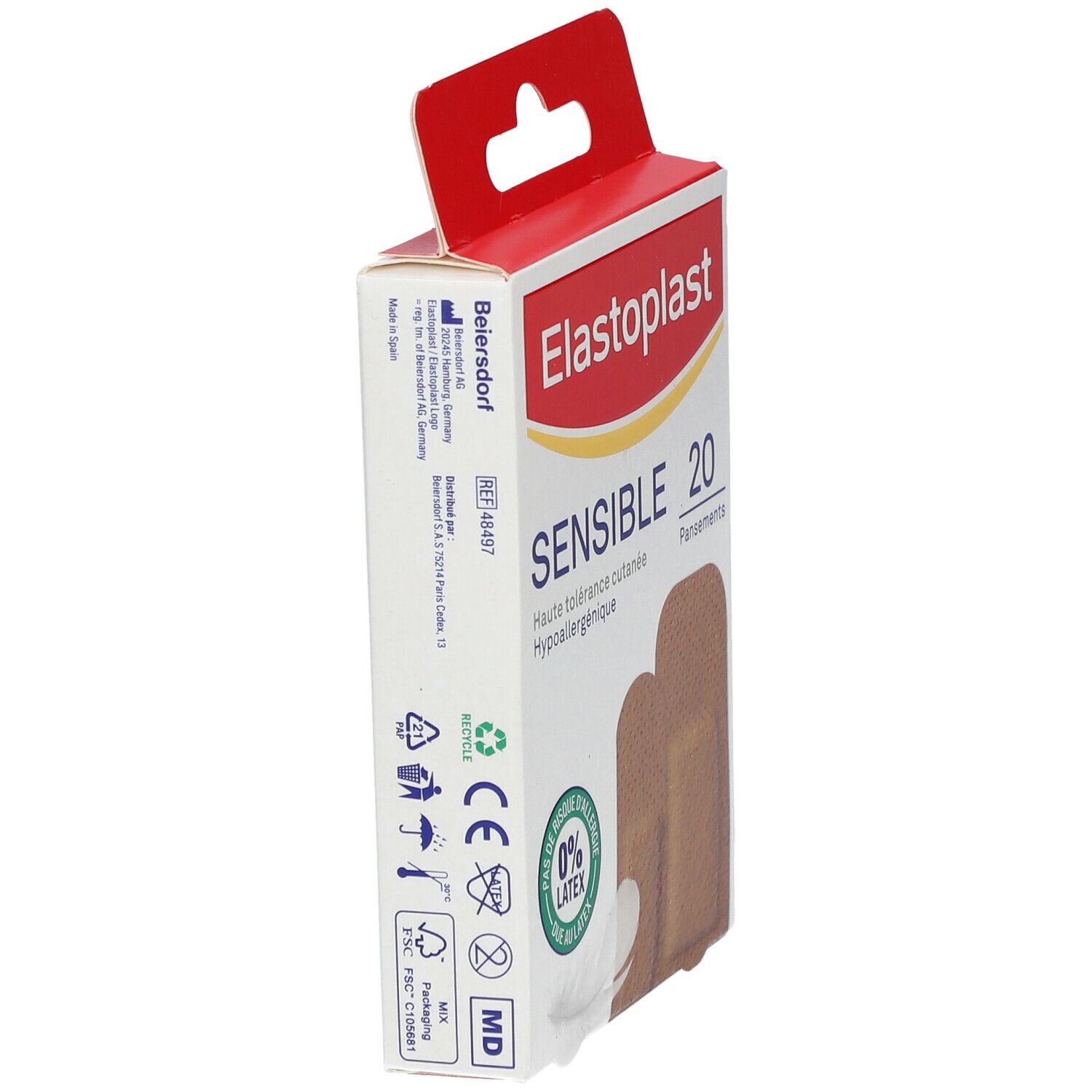 Elastoplast Pansements Sensibles Peaux métisses