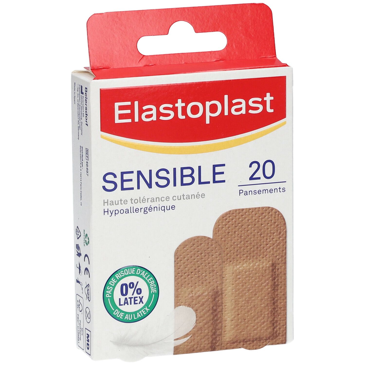 Elastoplast Pansements Sensibles Peaux métisses