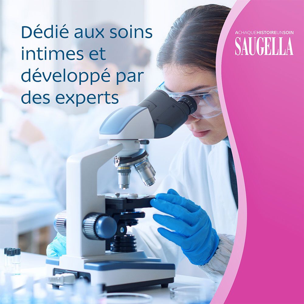 Saugella - Girl - Soin lavant intime féminin - à base d’extraits de Malva sylvestris et de Calendula officinalis - à partir de 3 ans - Flacon Pompe 200 ml