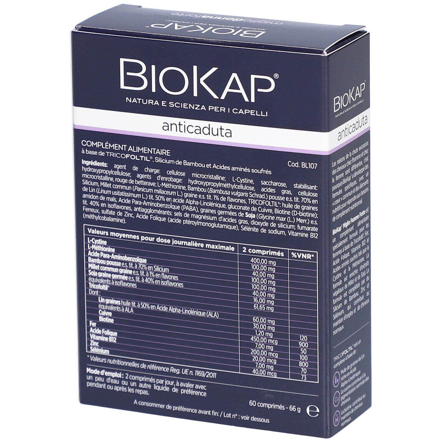 BIOKAP Anti-Chute Femme