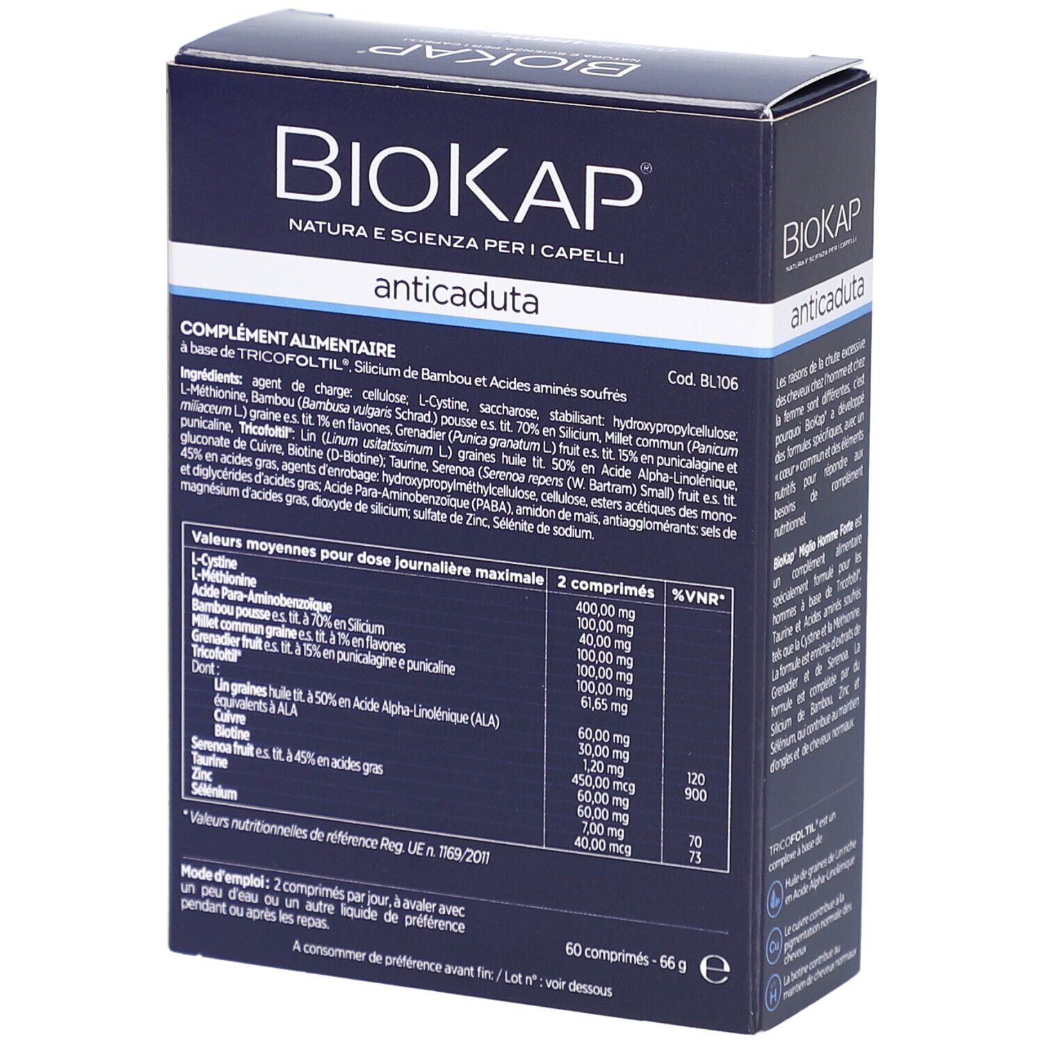 BIOKAP Anti-Chute Hommes