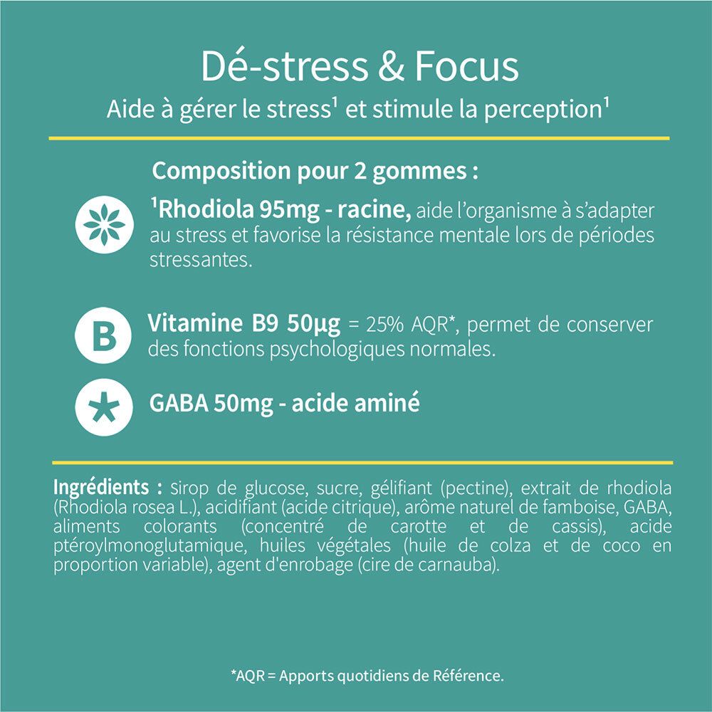 Valdispert Dé-stress & Focus - Gommes