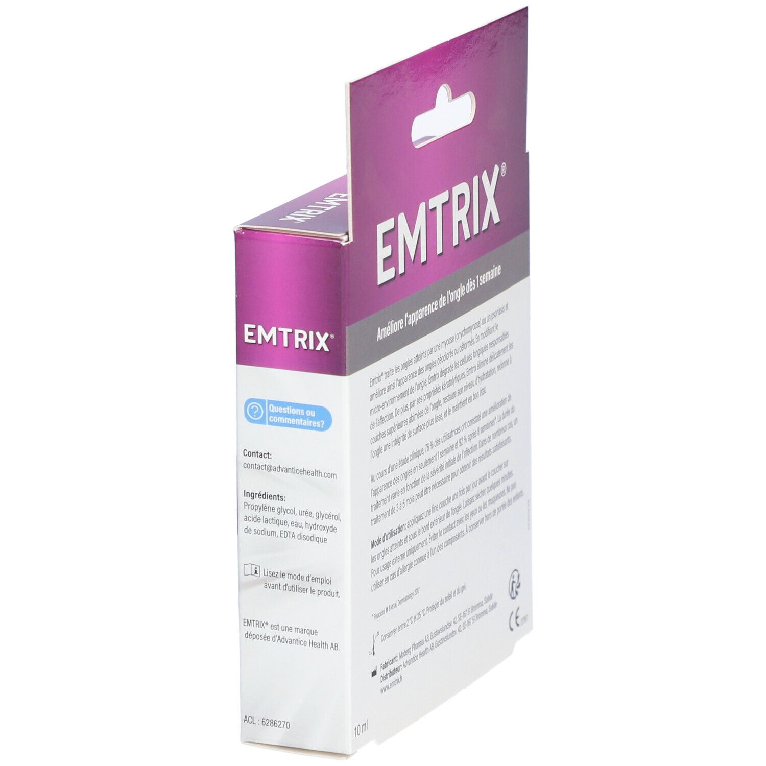 Emtrix Traitement Mycose de l'Ongle