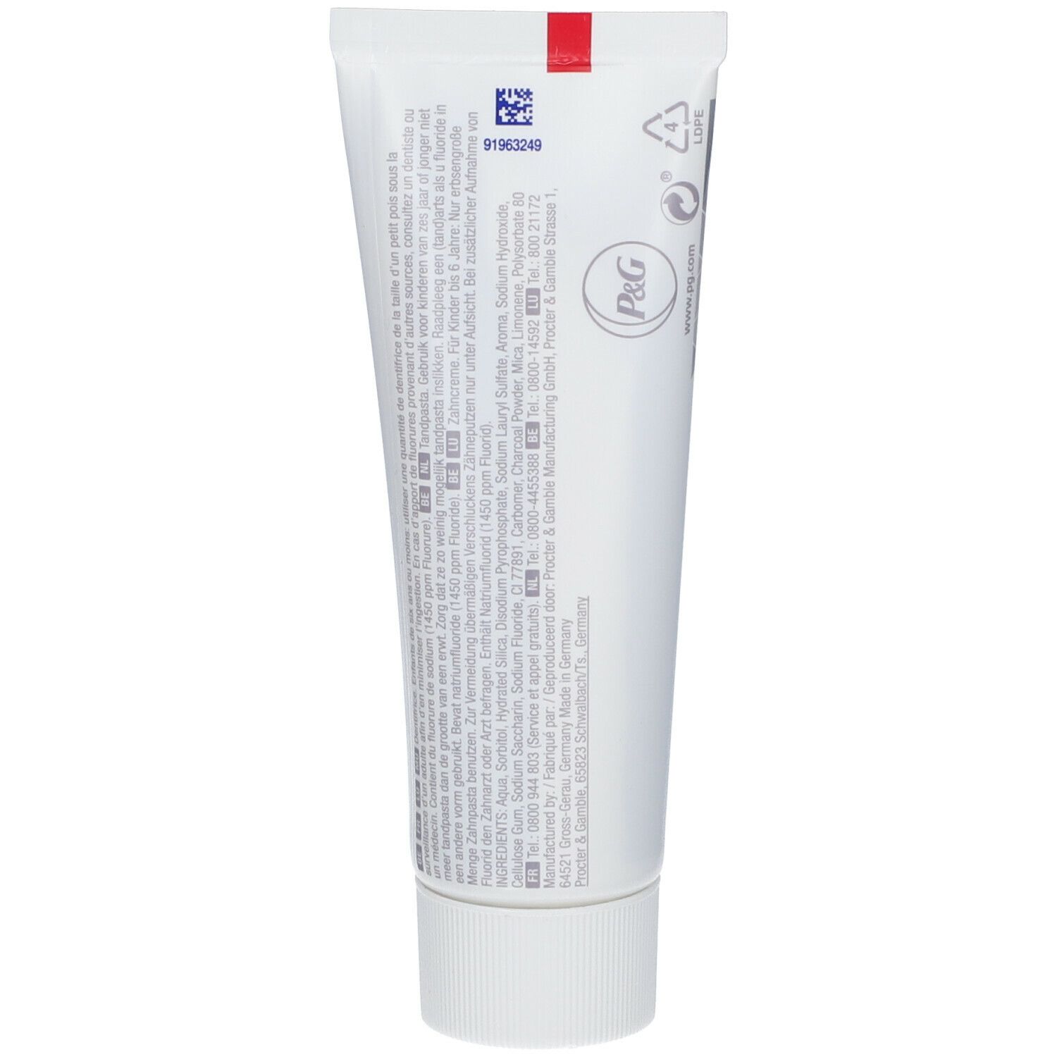 Oral-B 3D White Whitening Therapy Dentifrice Nettoyage Intense avec Charbon